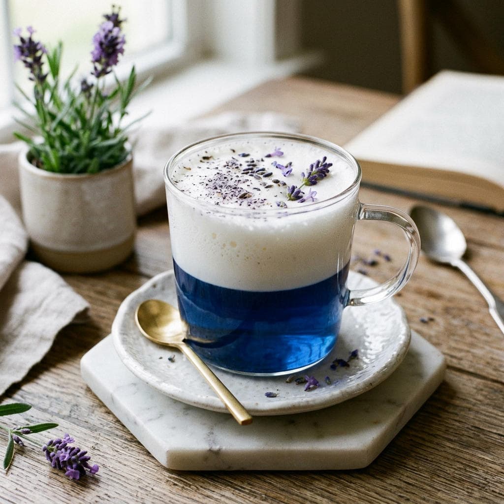 The Moonlight Blue Latte